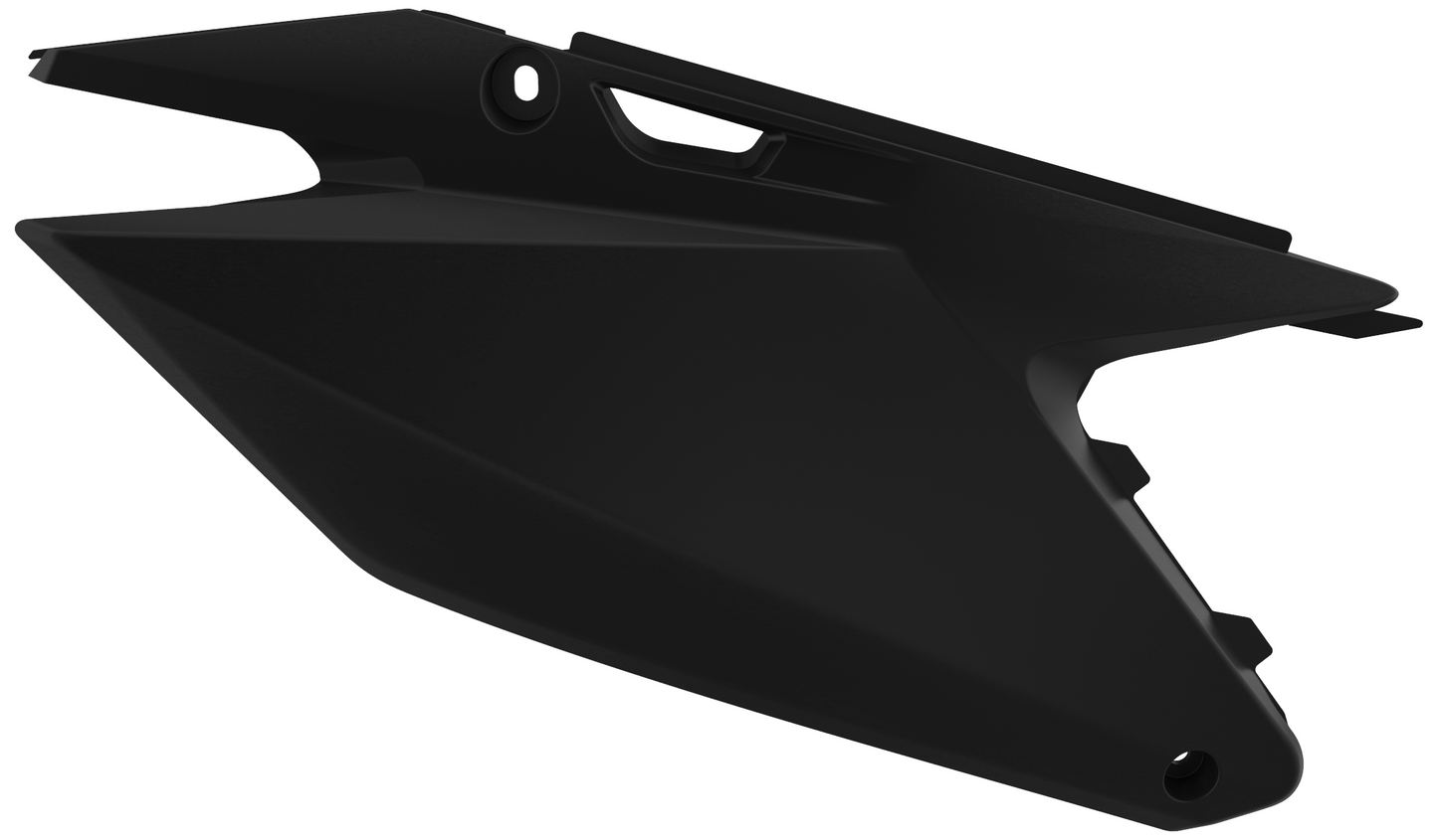 Polisport Suzuki Side Panels RM 125 RM 250 2001 - 2008 Restyle, Black