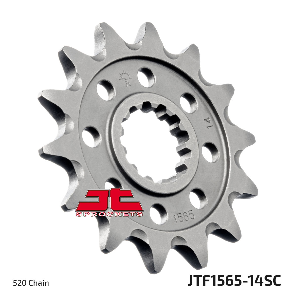 JT Sprockets Steel Self Cleaning Front Sprocket Kawasaki KXF 450 2006 - 2023, 14T