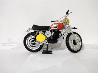 Kengfai 1:12 Husqvarna Cross 400 B. Aberg 1970 Toy Model