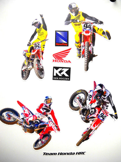 New Ray Toys Vinyl Sticker Sheet - Ken Roczen #94