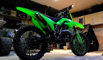 Polisport Kawasaki Plastic Kit KX 125 KX 250 2003 - 2008  Restyle, Lime Green
