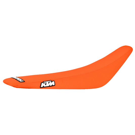 Enjoy Manufacturing KTM Seat Cover SX SXF 2016 - 2018 SX 250 2017 - 18 EXC EXCF 17 - 2019 Ribbed Logo, All Orange