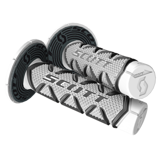 Scott Grips Diamond + Donuts Motocross Enduro, Black / White