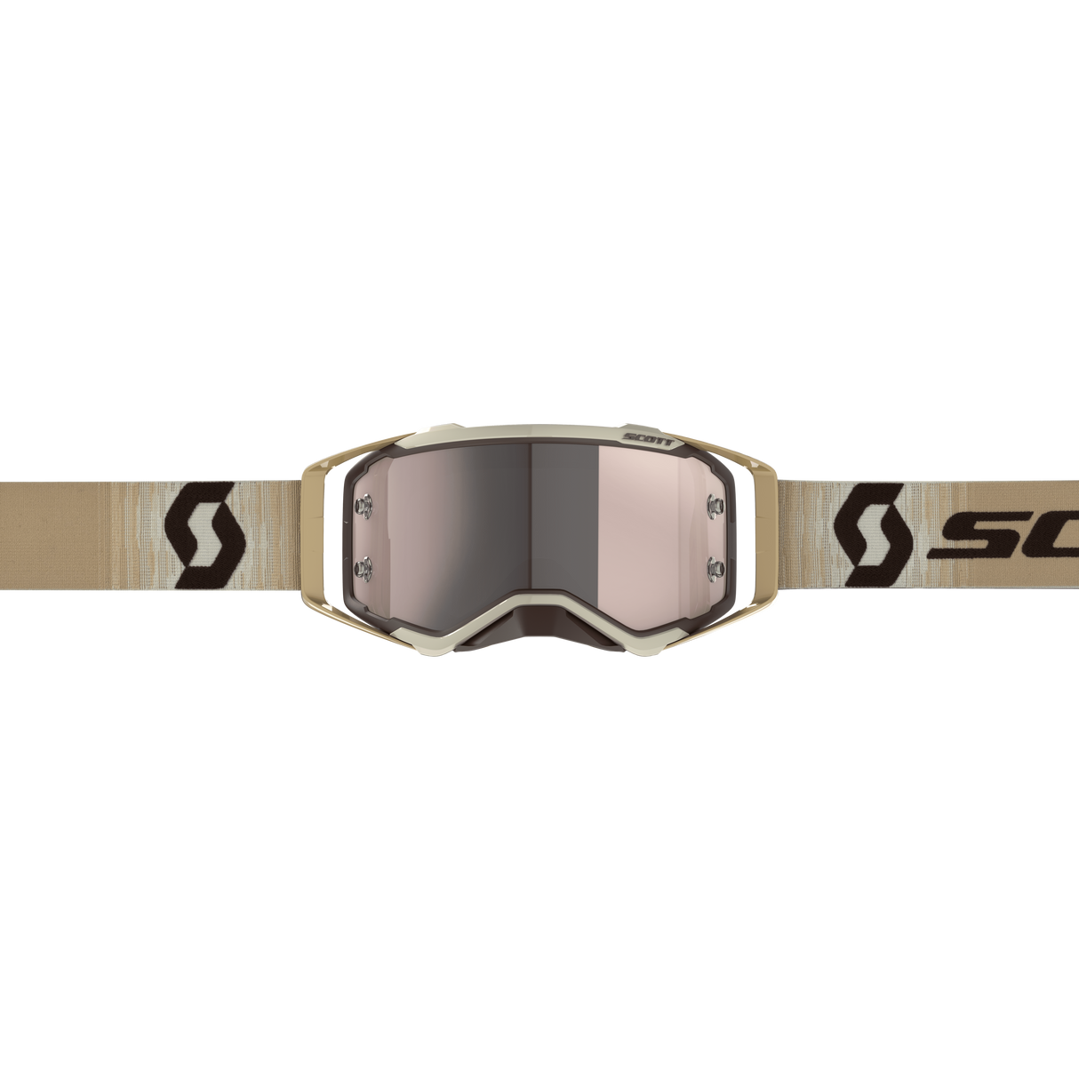 Scott Prospect Goggle, Beige / Brown – Silver Chrome Works lens