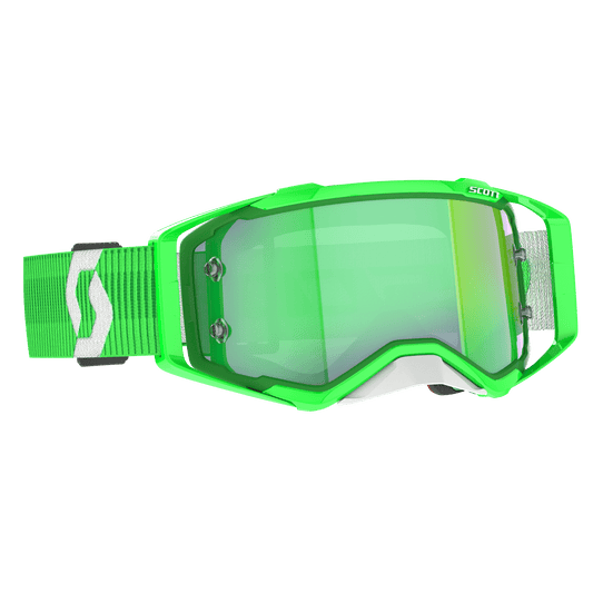 Scott Prospect Goggle, Green / White - Green Chrome Works Lens