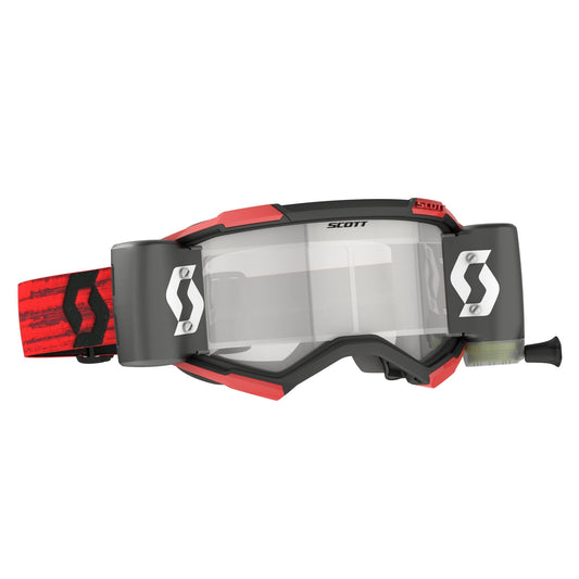 Scott Fury Goggles WFS, Dark Red - Clear Works Lens