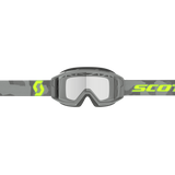 Scott Primal Enduro Goggles, Light Grey / Neon Yellow - Clear Works Lens