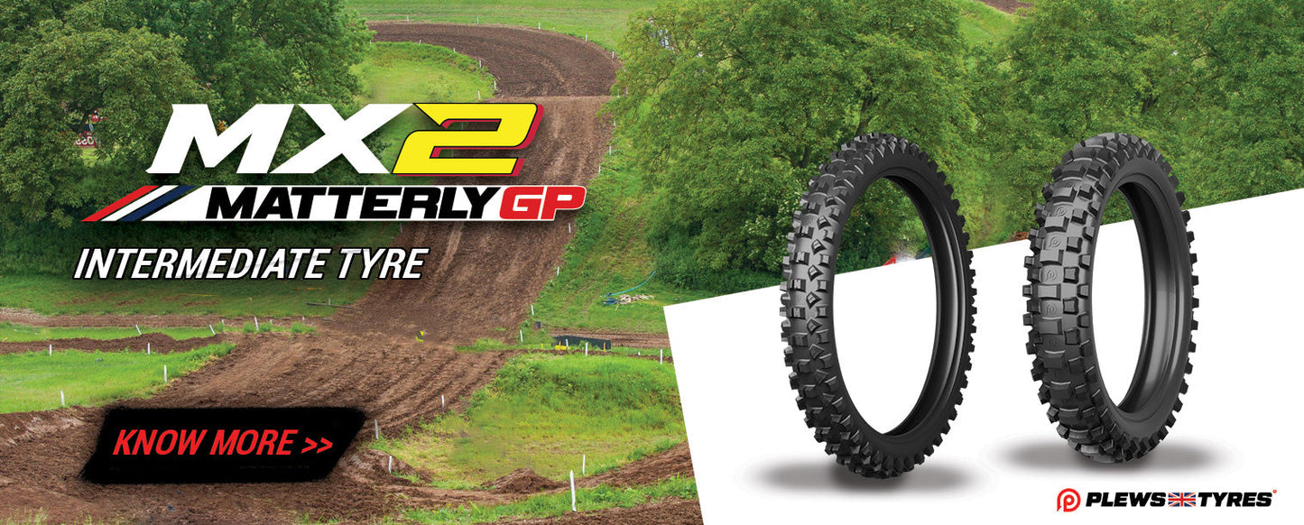 Plews Tyres MX 2 MATTERLY GP Medium Rear - 110 / 90 – 19