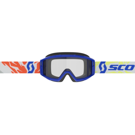 Scott Primal Youth Goggle, Blue – Clear Works Lens