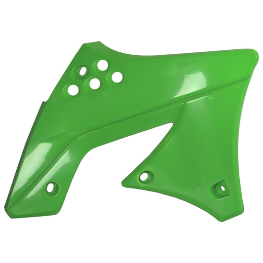 Polisport Kawasaki Radiator Scoops KXF 250 2009 - 2012, Green