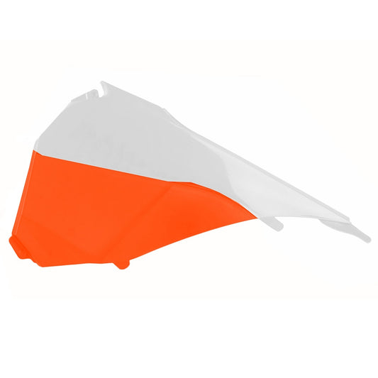 Polisport KTM Air Box Cover EXC EXCF 2014 - 2016, Orange / White