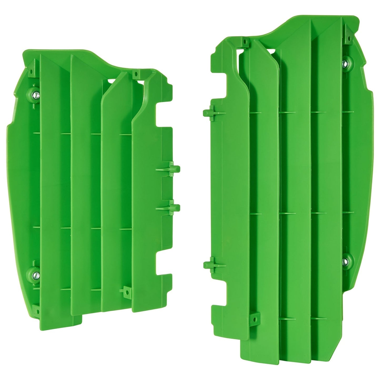 Polisport Kawasaki Radiator Louvers KXF 450 2012 - 2015, Green