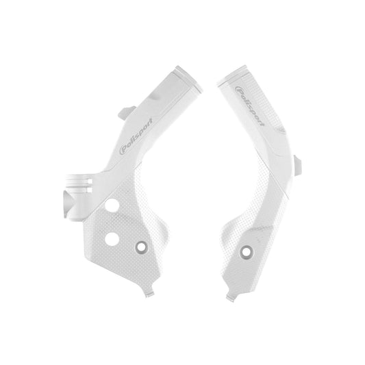 Polisport Gas Gas Husqvarna Frame Guards TC FC 2019 - 2022 TE FE 2020 - 2023 MC MCF EC ECF 2021 – 23, White