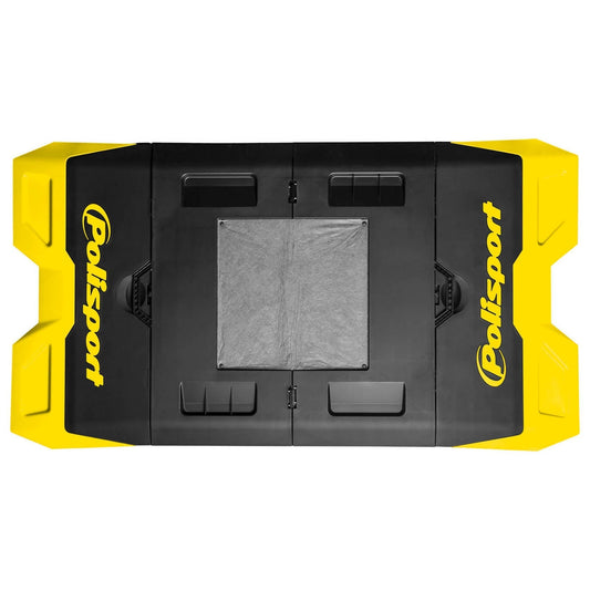 Polisport Bike Mat Foldable Plastic Mat, Yellow