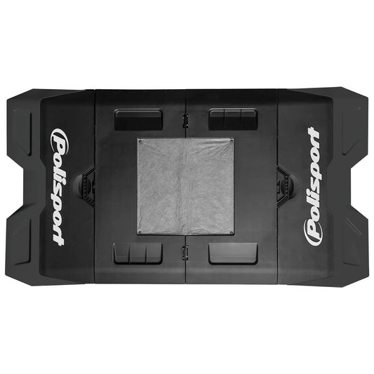 Polisport Bike Mat Foldable Plastic Mat, Black