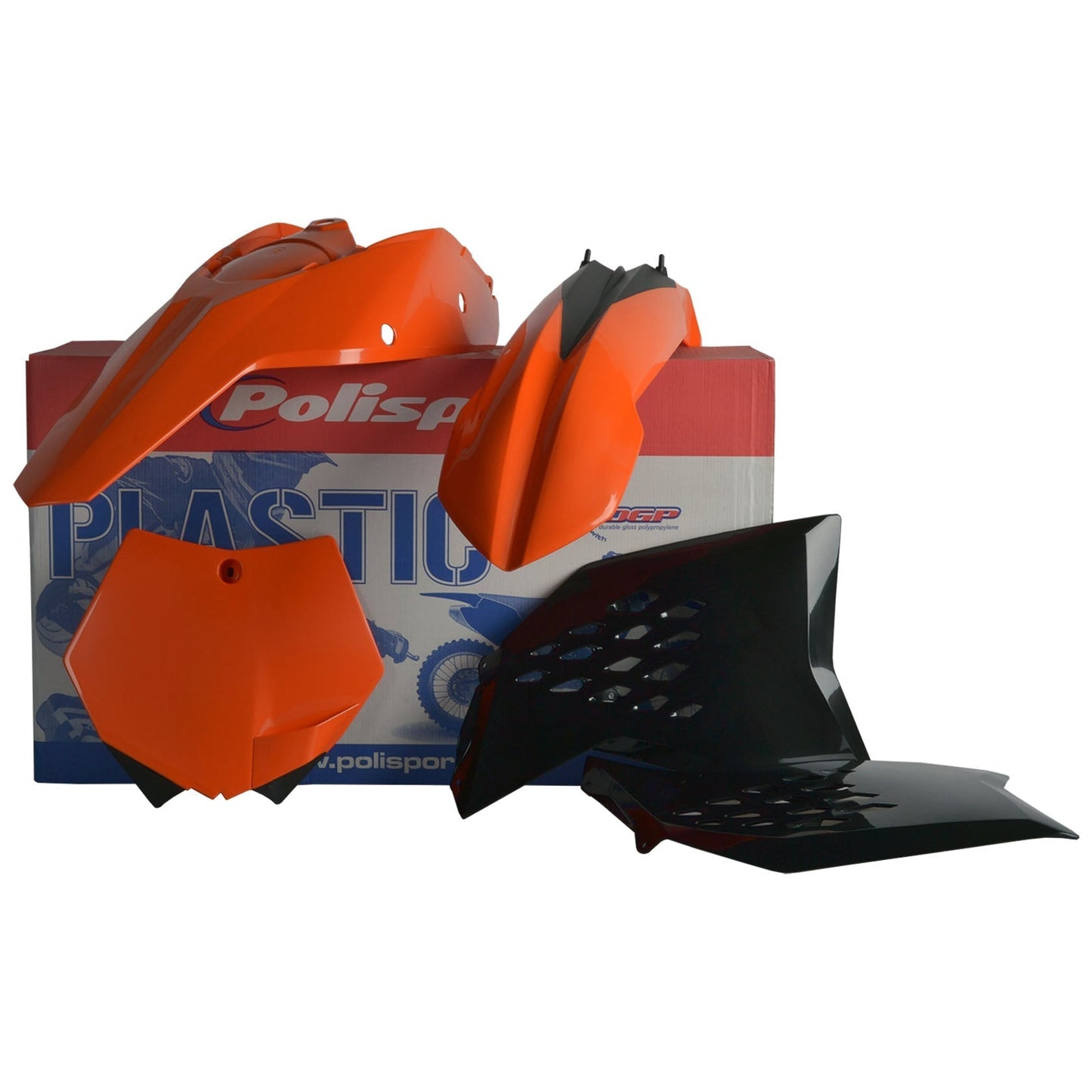 Polisport KTM Plastic Kit SX SXF 2007 - 2010 EXC EXCF 2008 - 2011, Orange