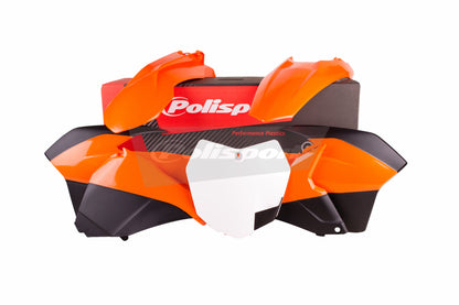 Polisport KTM Plastic Kit SX SXF 2013 - 2015 SX 250 13 - 2016, Orange / Black