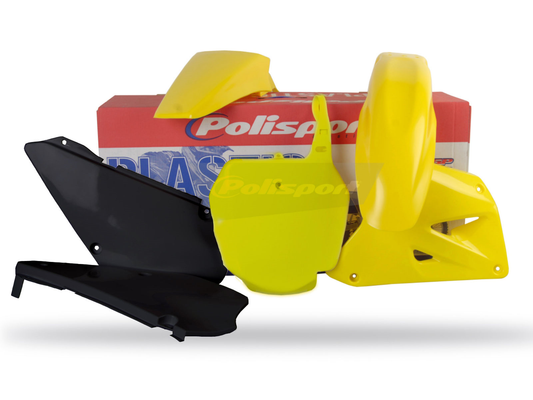 Polisport Suzuki Plastic Kit RM 85 2002 - 2022, Yellow