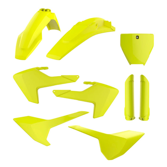 Polisport Husqvarna Plastic Kit TC FC 2016 - 2018 TC 250 2017 - 18, Neon Yellow