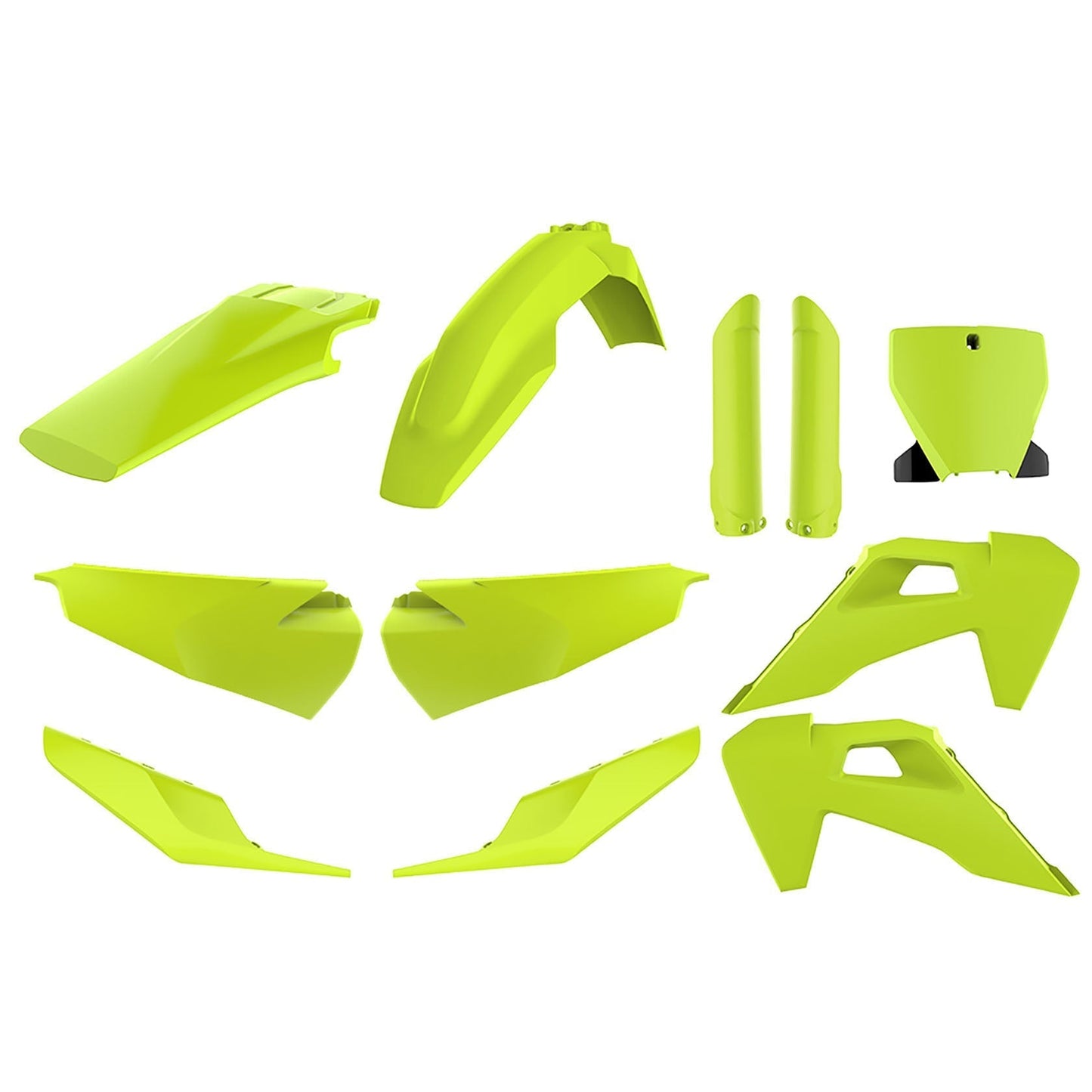 Polisport Husqvarna Plastic Kit TC FC 2019 - 2022, Neon Yellow