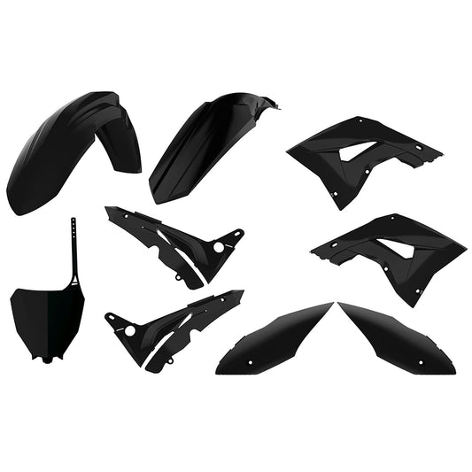 Polisport Honda Plastic Kit CR 125 250 2002 - 2007  Restyle, Black