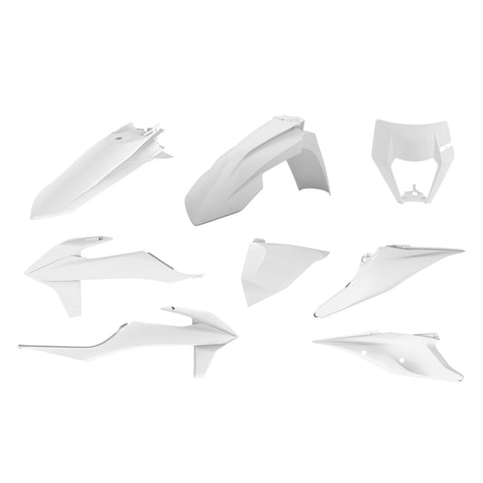 Polisport KTM Plastic Kit EXC EXCF 2020 - 2023, White