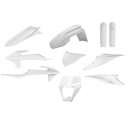 Polisport KTM Plastic Kit EXC EXCF 2020 – 2023, White