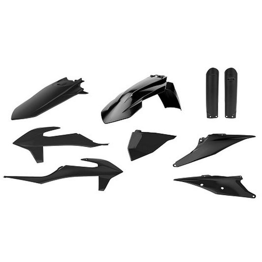 Polisport KTM Plastic Kit EXC EXCF 2020 - 2023, Black