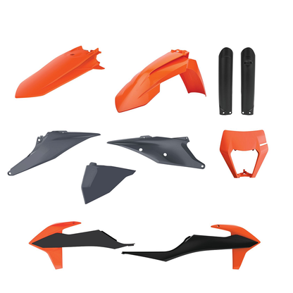 Polisport KTM Plastic Kit EXC EXCF 2020 – 2023, OEM 21