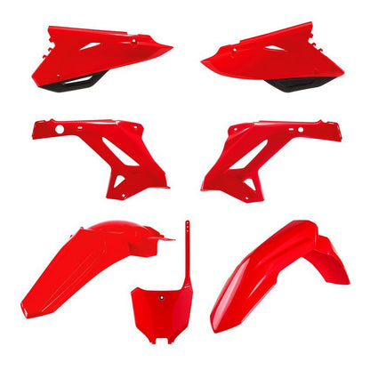 Polisport Honda Restyle Plastic Kit CR 125 CR 250 2002 - 2007, Red