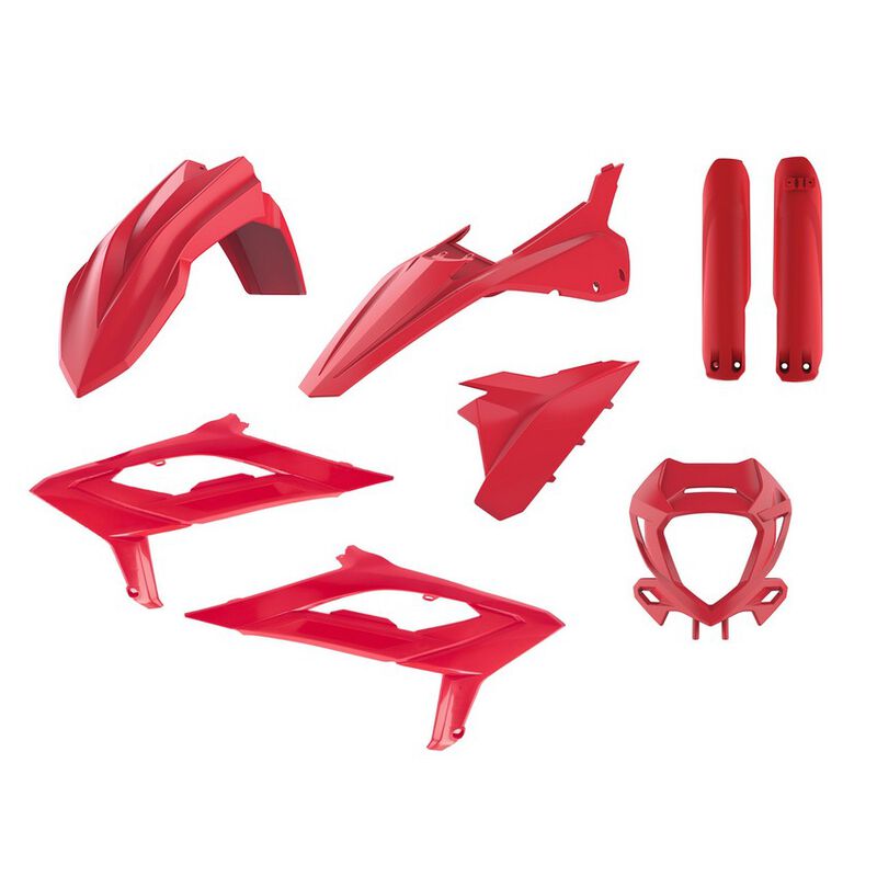 Polisport Beta Plastic Kit RR ENDURO 2023, All Red