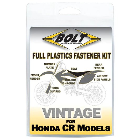 Bolt Motorcycle Hardware Honda Plastics Fastener Bolt Kit CR 500 1990 - 2001