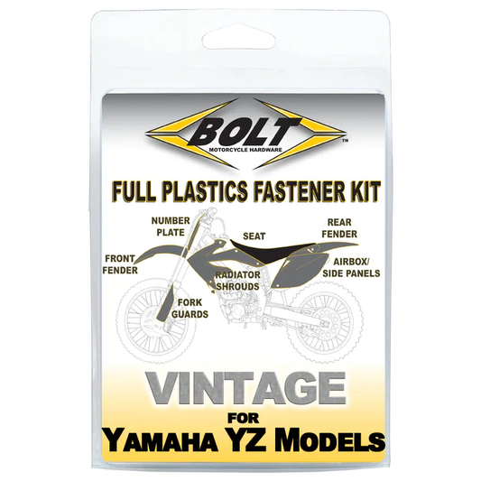 Bolt Motorcycle Hardware Yamaha Plastics Fastener Bolt Kit YZ 125 250 1993 - 1995