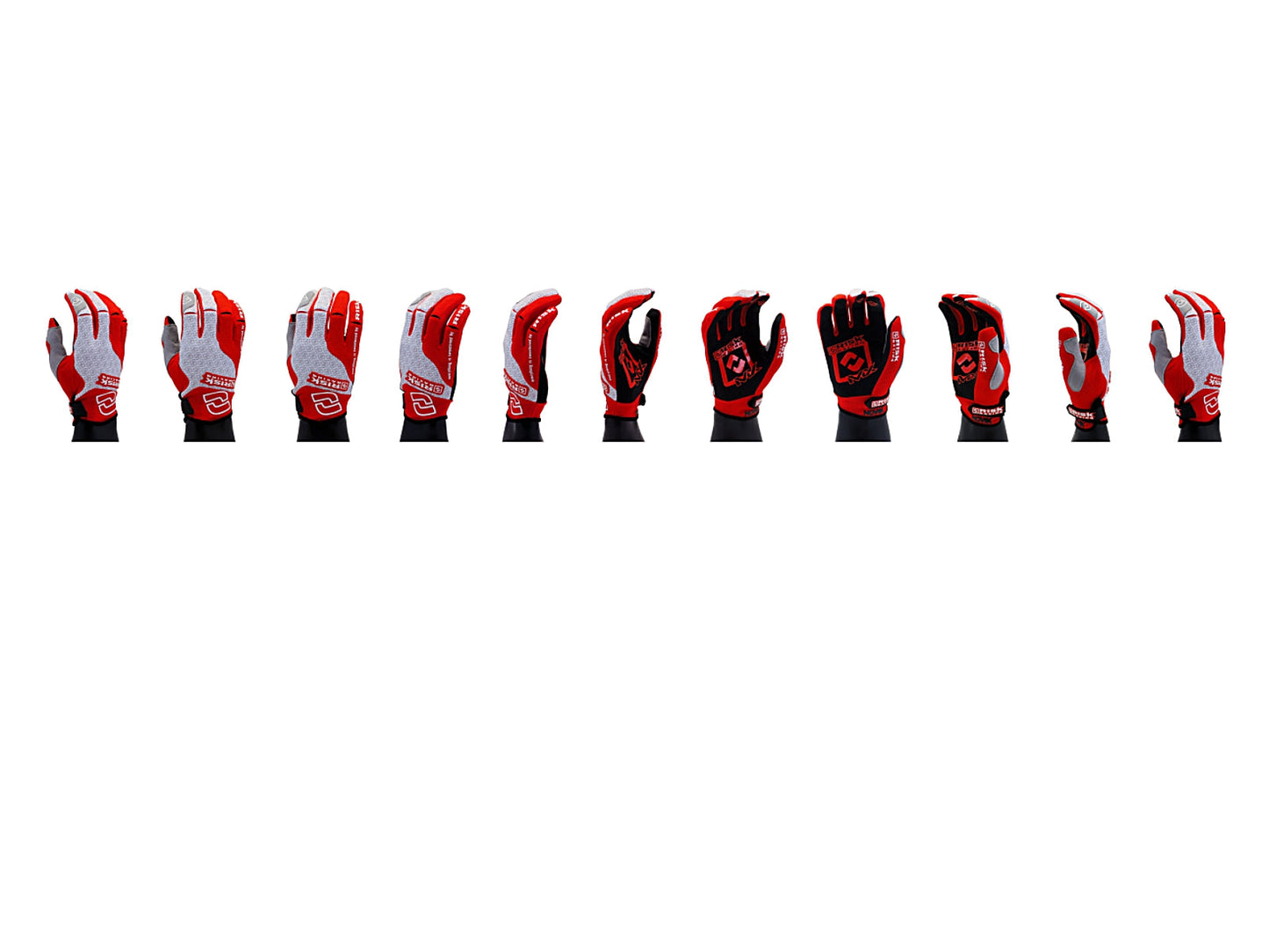 Risk Racing Carbide Gloves, Red / White, XX Large