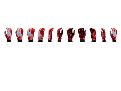 Risk Racing Carbide Gloves, Red / White, XX Large