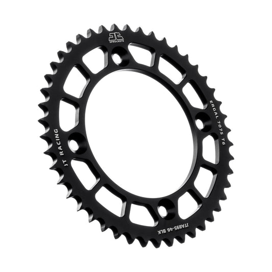 JT Sprockets Aluminium Rear Sprocket KTM SX 85 2004 - 2023 Husqvarna TC 85 2015 - 23 Gas Gas MC 85 2021 - 23, Black, 46T