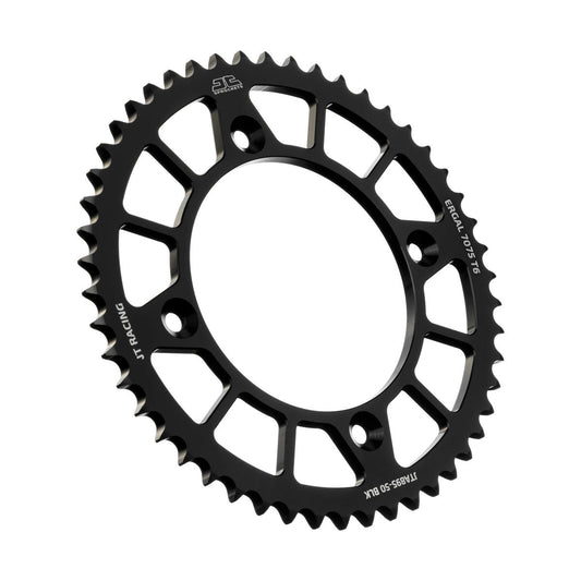 JT Sprockets Aluminium Rear Sprocket KTM SX 85 2004 - 2023 Husqvarna TC 85 2015 - 23 Gas Gas MC 85 2021 - 23, Black, 50T