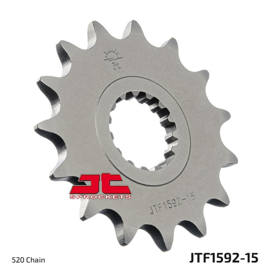 JT Sprockets Steel Front Sprocket Yamaha YFZ 450 R 2009 - 2022 YFM 700 R 2006 - 22, 15T