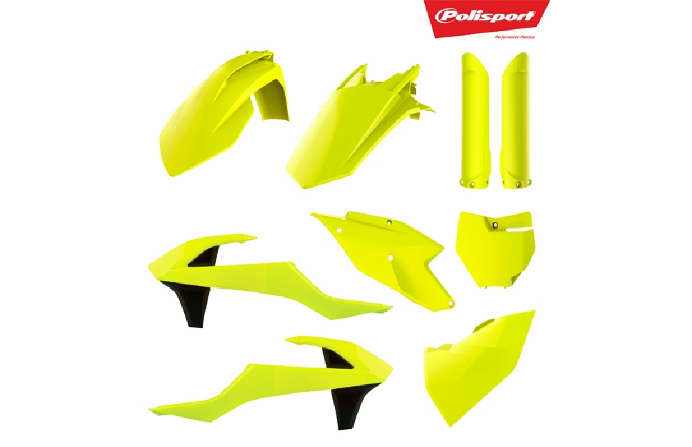 Polisport KTM Plastic Kit SX SXF 2016 - 2018 SX 250 2017 - 2018, Neon