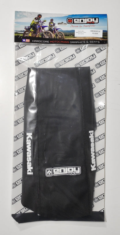 Enjoy Manufacturing Kawasaki Seat Cover KX 65 2000 - 2022 STD Logo, All Black