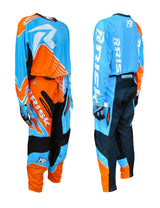 Risk Racing Ventilate Pants, Blue / Orange, 32