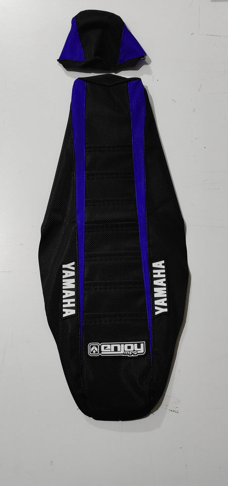 Enjoy Manufacturing Yamaha Seat Cover YZF 250 2019 - 2022 YZF 450 2018 - 22 Pleated Logo, Hutten Metaal
