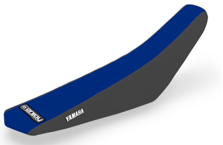 Enjoy Manufacturing Yamaha Seat Cover YZF 250 YZF 450 2006 - 2009 STD Logo, Black / Blue