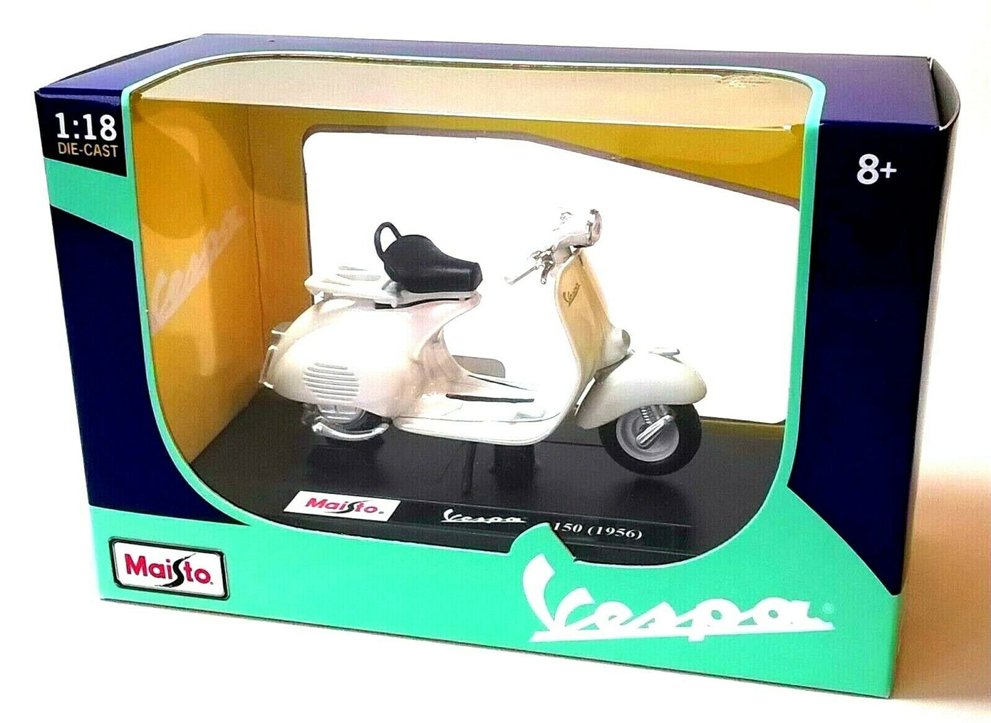 Maisto Toys 1:18 Vespa 150 (1956) White